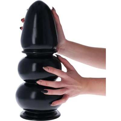 Toyz4Lovers Огромен анален плъг Monolite Nambung черен