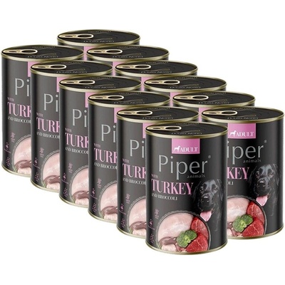 Piper Adult morčacie a brokolica 12 x 400 g