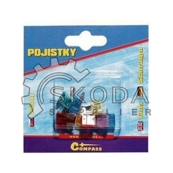 COMPASS Pojistky nožové MINI 10 ks 07523