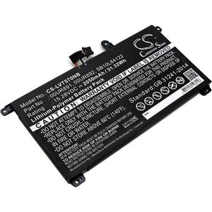 mitsu Батерия за Lenovo Thinkpad T570 / T580 / P51S / P52S, вътрешна, 2000 mAh (BC/LE-T580)