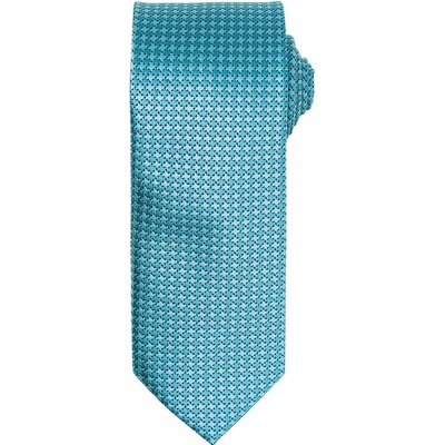Premier Workwear Kravata so šachovnicovým vzorom tyrkysová