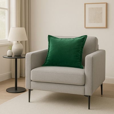 Takoy DIVA LINE dekoratívna zo zamatu s ozdobnými okrajmi-HF-315232 45 x 45 cm