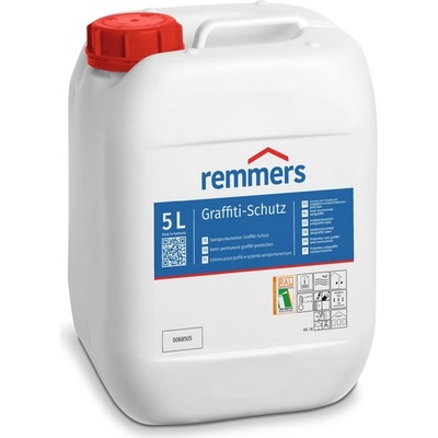 Remmers Graffiti-Schutz, semi-permanentní ochrana proti graffiti na alkylsilanové a voskové bázi 5 l