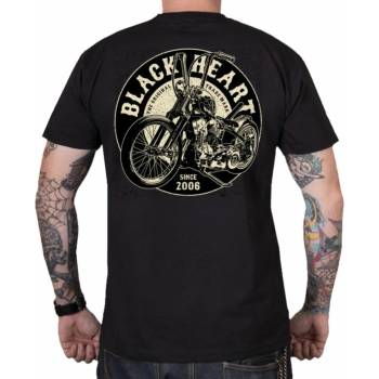 Image 1 of Black heart мъжка тениска black heart - chopper king - ЧЕРЕН - 9922