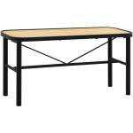 Premier Housewares Черна/в естествен цвят ратанова пейка Depok - Premier Housewares (2406743)
