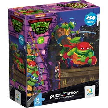 dodo Пъзел DoDo от 250 части - Костенурките нинджа: Леонардо и Рафаело (200528)
