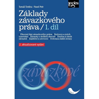 Základy závazkového práva 1. díl - Tintěra Tomáš
