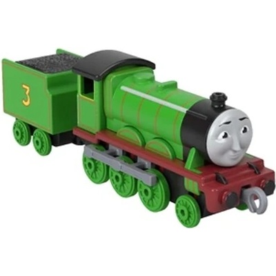 Tomáš a přátelé Tahací kovová mašinka s vagónem HENRY Mattel JGF91 – Zboží Dáma
