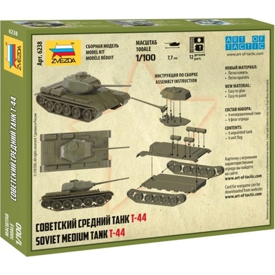 Zvezda T 44 Soviet Tank 6238 1:100