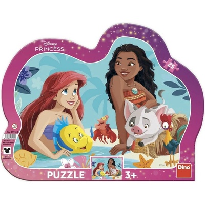 Dino Disney Princezny Ariel a Vaiana 25 dílků