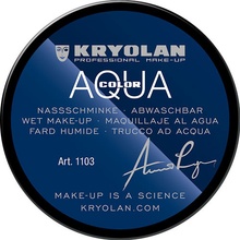 Kryolan Aquacolor černá barva na obličej 55 ml