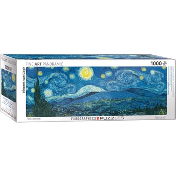 Image 1 of EUROGRAPHICS - Puzzle Gogh: Starry night over the Rhone - 1 000 piese