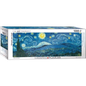 EUROGRAPHICS - Puzzle Gogh: Starry night over the Rhone - 1 000 piese