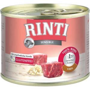 RINTI Консерва rinti sensible говеждо + ориз 150 г