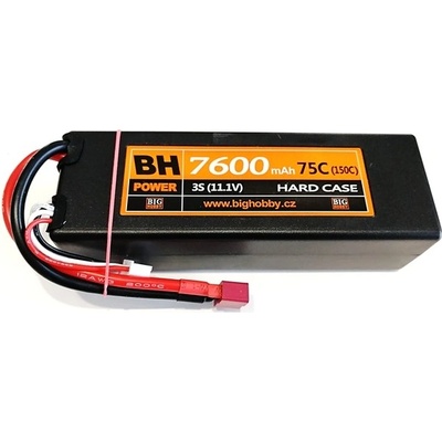 BH Power Li-pol baterie 7600 mAh 3S 75C 150C HC pevný obal