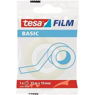 TESA Lepiaca páska, 19 mm x 33 m, "Basic", priehľadná