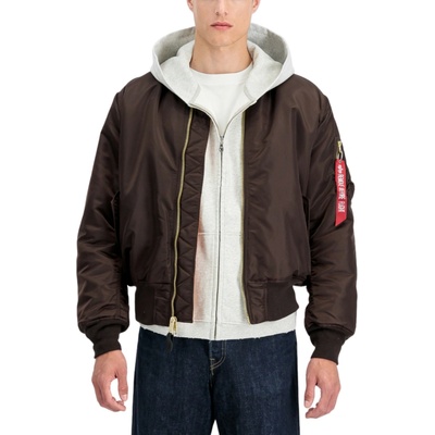 Alpha Industries MA-1 Heritage Bomber Jacket Hunter brown hnedá piesková