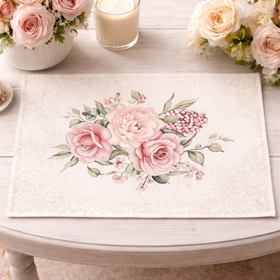 Evenit Prestieranie s kvetinovým motívom gobelínové 041C Bavlna/polyester 30x40cm