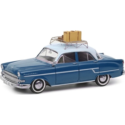 Schuco Opel Kapitän se střešním nosičem 1:43