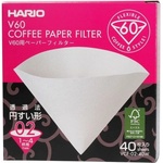 HARIO Хартиени филтри Hario V60-02 40 бр. , бели (VCF-02-40W)