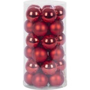 MagicHome Gule30 ks 6 cm červené mix na vianočný stromček