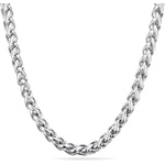 HARAHU Мъжка верижка SC-22872 - Сребърна / 3mm / 60cm KP22872