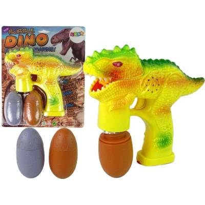 Mýdlové bubliny Dinosaur Bubble Liquid Egg Yellow