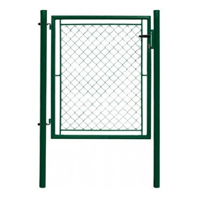 Plotová brána jednokřídlá Pilecký IDEAL 1085x1950 mm (Zn+PVC) zelená (FAB zámek)