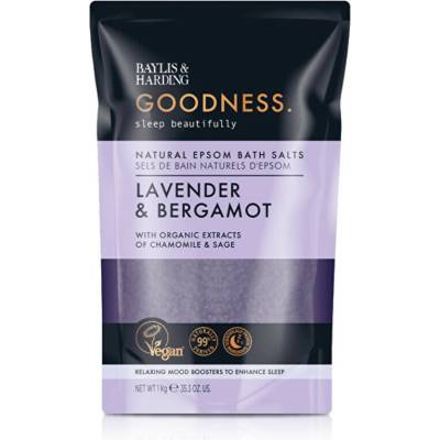 Baylis & Harding Sůl do koupele Goodness Sleep levandule a bergamot 1 kg