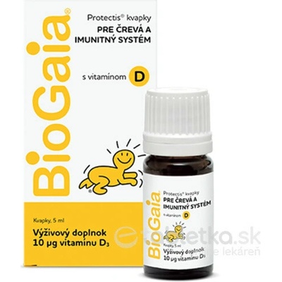 BioGaia Protectis s Vitamínom D kvapky 5 ml