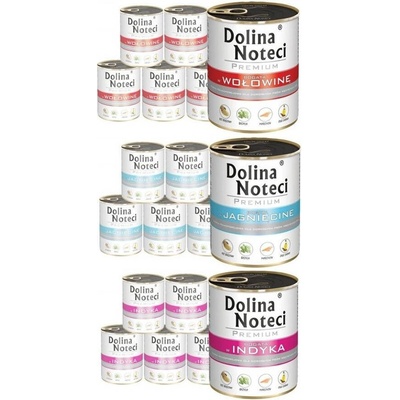 Dolina Noteci Premium jahňacie hovädzie morčacie 30 x 800 g