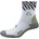P. A. C P. A. C. Мъжки чорапи за бягане P. A. C. 6.2 Running Reflective Pro Mid Compression Running socks - White / Zebra - размер 40-43 (EU) (201-8959-0111)