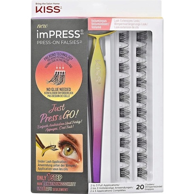 KISS Umělé trsové řasy imPRESS Press on Falsies Kit 02 – Zboží Mobilmania