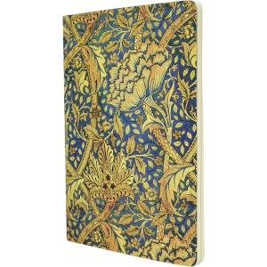 Paperblanks Тетрадка Paperblanks Morris Windrush - А4, 40 листа, широки редове (CBD6295)