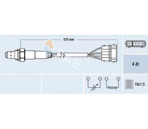 Lambda sonda FAE 77239