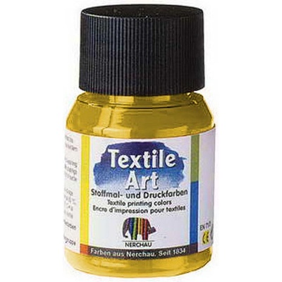 Farba na svetlý textil 59 ml zlatá