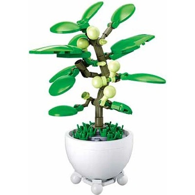 Sluban B1075B Tropická rostlina v květináči