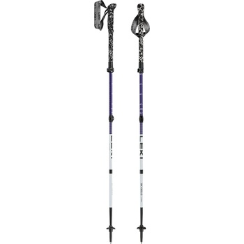 LEKI Туристически щеки Leki Skysolo FX Carbon Compact Walking poles - White / Bluepurple / Black - размер 100 (526-1075-0111)
