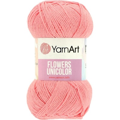YarnArt Flowers Unicolor lososová 735