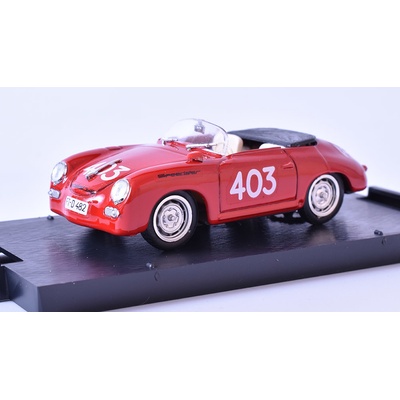 Brumm Porsche 356 Speedster 403 1952 časopis AutoModels s modelem 1:43