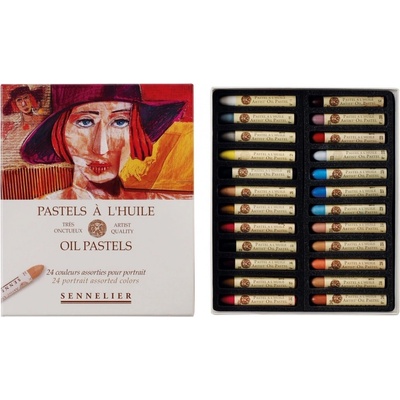 Sennelier Sada olejových pastelů Portrait 24 ks – Zboží Dáma