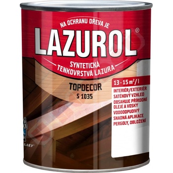 Lazurol Topdecor S1035 2,5 l kaštan