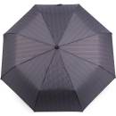 Deštníky Pánský skládací vystřelovací deštník proužky šedý