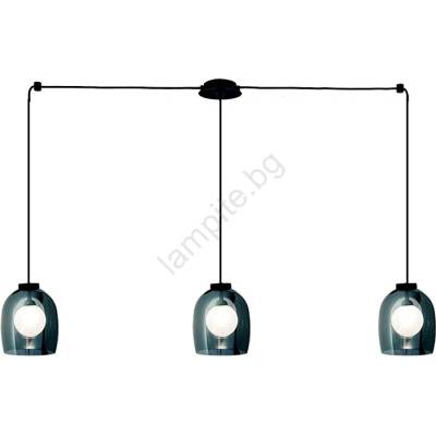 ZAMBELIS LIGHTS 22146 - Пендел 3xG9/5W/230V паяк черен (UN0858)