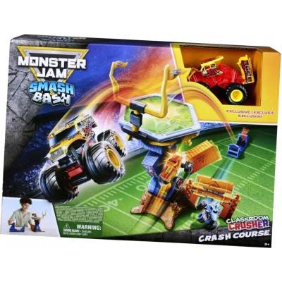 Spin Master Monster Jam Sada s trampolínou a opravovacím autem 1:64
