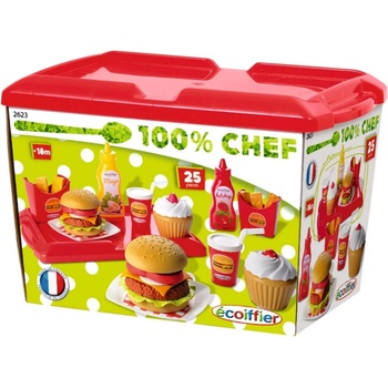 Image 1 of Ecoiffier Игрален комплект Ecoiffier - Комплект за хамбургери (2623)