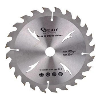 GEKO Kotouč pilový vidiový s otvory, 300x32x24T