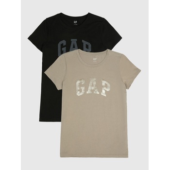GAP Тениска с лого, 2 броя GAP GAP | Mnogotsveten | ЖЕНИ | XXS