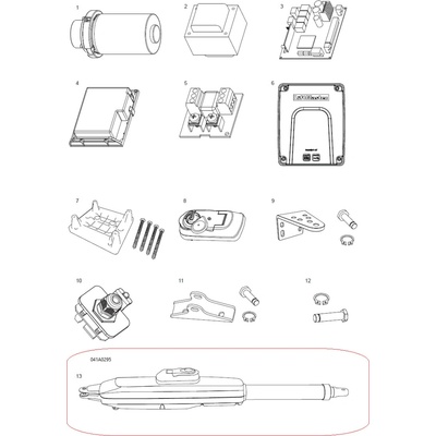 041A0295 kompletné rameno LA250EVK