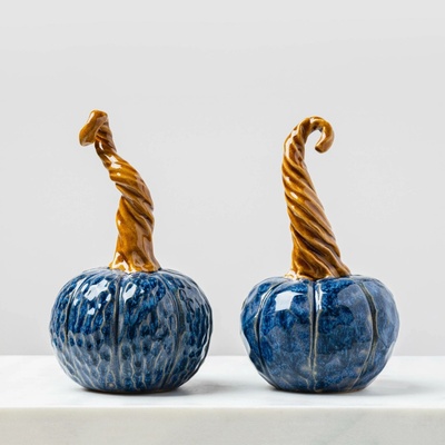 Jaure.ART Keramická dýně - Aquamarine